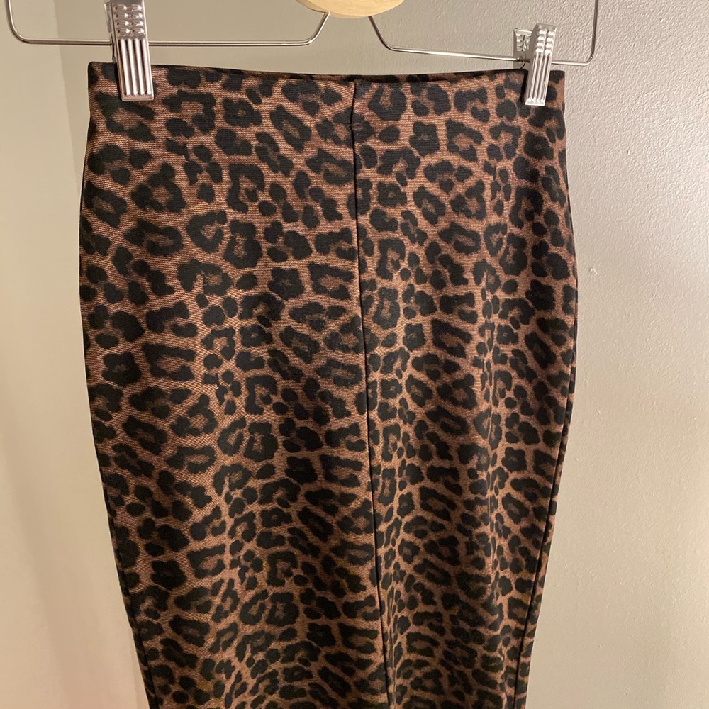 H&M Leopard Print Pencil Skirt
